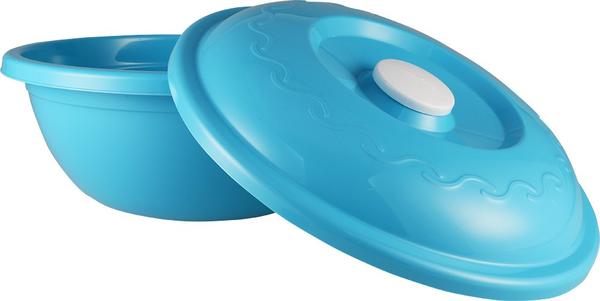 Poly Time XXL Hamur Leğeni | Hamurluk | Kapaklı | 15 L | Mavi