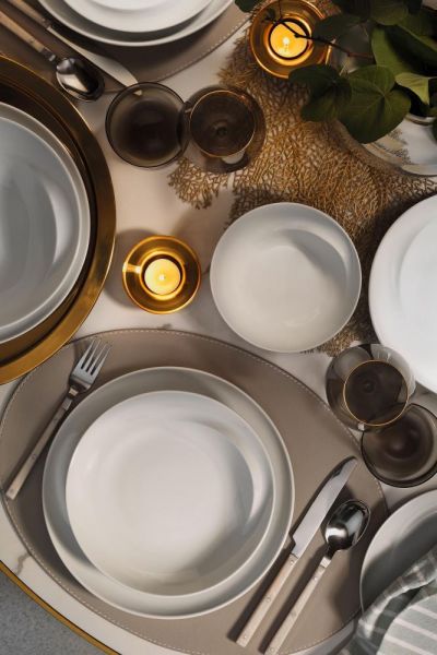 Kütahya Porselen Ayla 18 Parça Yemek Seti