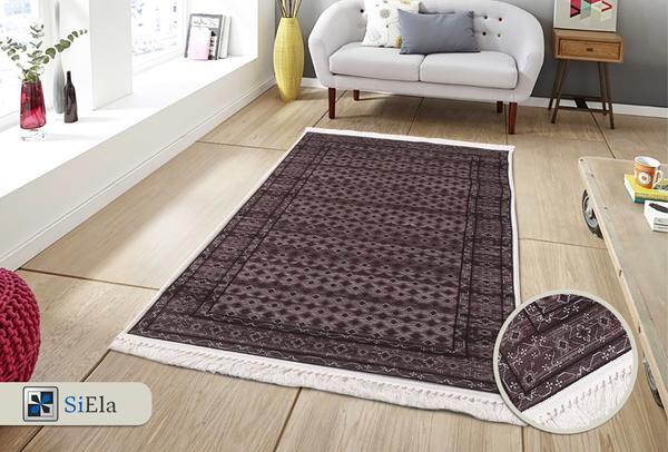 Siela Yıkanabilen Halı | Gri | E105-Grey