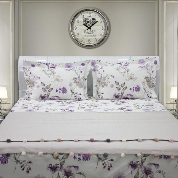 Gökyüzü Premeium Ponponlu Pike Takımı | Çift Kişilik | Cerise