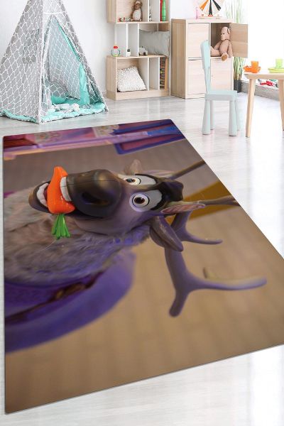 Birkilim Yıkanabilir Dekoratif Halı İpeksi Kaymaz Taban | MLN-IP-HP-643