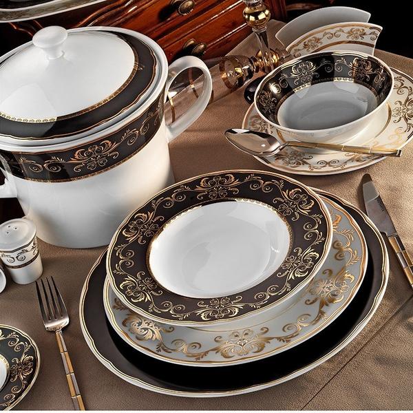 Kütahya Porselen İris 97 Parça Yemek Takımı | Yuvarlak | 12 Kişilik | IR97YT430776912