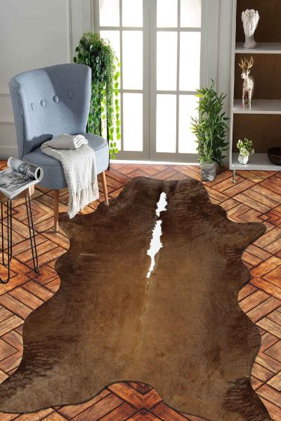 Birkilim Lazer Kesim Yıkanabilir İpeksi Kaymaz Taban Dekoratif Halı | MLN-IP-SD-063