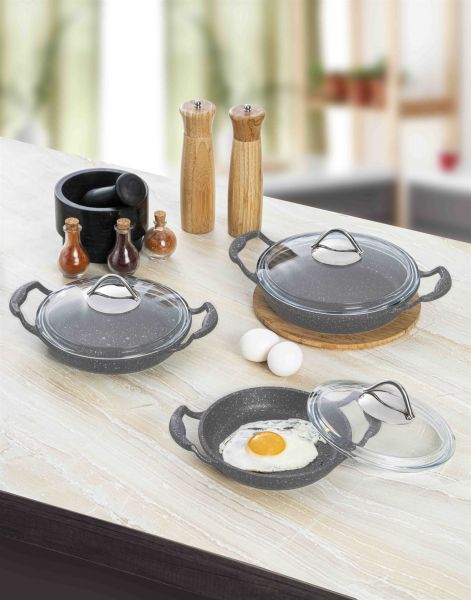 Titanyum Helegra 6 Parça Döküm Sahan Seti