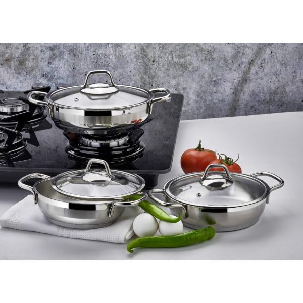 أوز لايف | طقم طاجن نحاسي سادة 6 قطع من أنكا