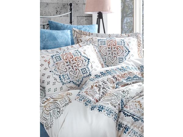 Clrariss Digital Premium Saten Çift Kişilik Nevresim Takımı | Dantela