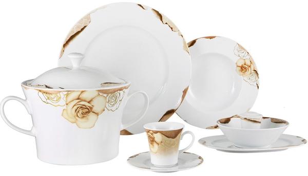 Kütahya Porselen İris 97 Parça Yemek Takımı | Yuvarlak | 12 Kişilik | 5051