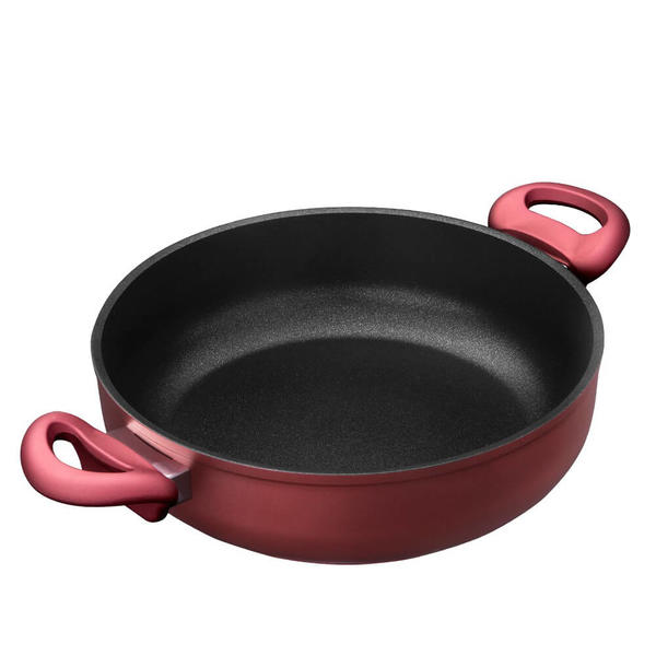 Fleur de grenade en cocotte basse en titane 30 Cm