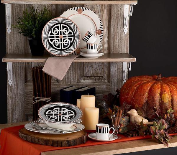 Neva Bitter | 24 Parça | 6 Kişilik | Yuvarlak | Yemek Takımı | N2621