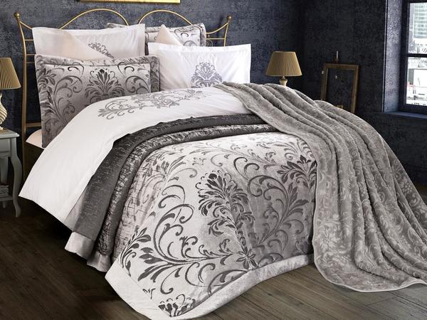 Jasmine Çeyiz Seti 10 Parça - Gri