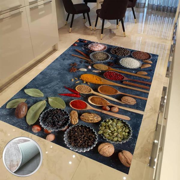 Milano Yıkanabilir Dekoratif Halı Kaymaz Taban | 8mm | MLN-NEWHM595-1