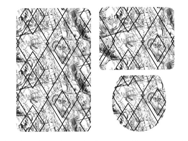 Çeyizdiyarı 3lü Klozet Takımı Alexa Siyah