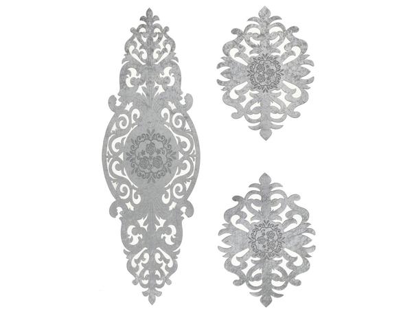 طقم غرفة المعيشة روزارت فيلفيت 3 قطع رمادي