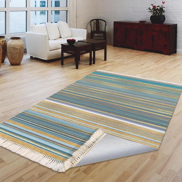 Milano Yıkanabilir Dekoratif Halı Kaymaz Taban | 8mm | MLN-HS399-1