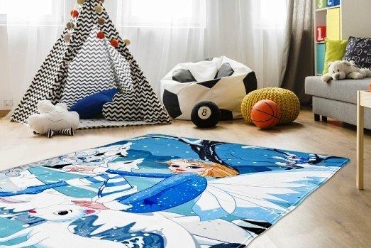 Obsession My Fable Collection Kinderteppich waschbar mehrfarbig Polyester | Eisprinzessin | fai640icfa100150