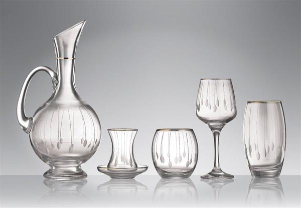 Damla Gold 31 Parça Kristal Takimi