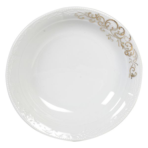 İpek Züccaciye | Gold Desenli Küçük Çukur Tabak