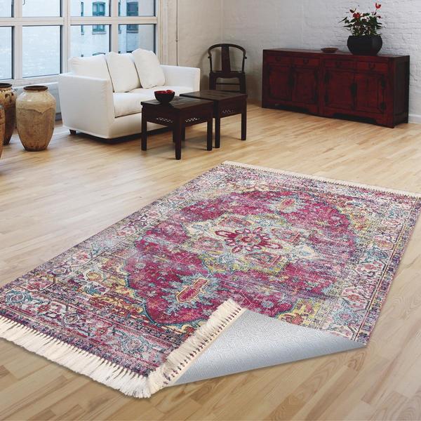 Milano Yıkanabilir Dekoratif Halı Kaymaz Taban | 8mm | MLN-DOT-HT752