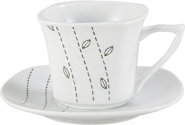 Bavary 6'lı Kahve Fincan Seti Porselen 12 Parça | A13403