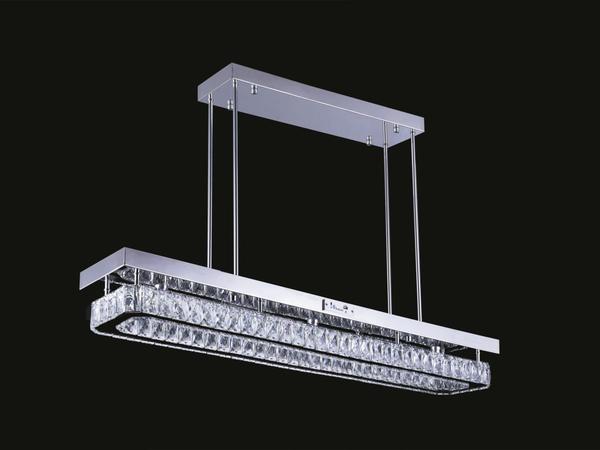 Dekonaz Kristal LED Tavan Lambası MP3 110cm | DTX-C23-21