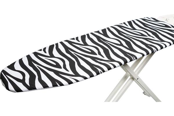 Dekonaz Ütü Masası Örtüsü Pamuklu 122x38 cm | Siyah Beyaz | By-4815-4