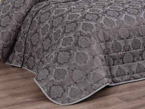 Dowery Almeda Double Bedspread Anthracite