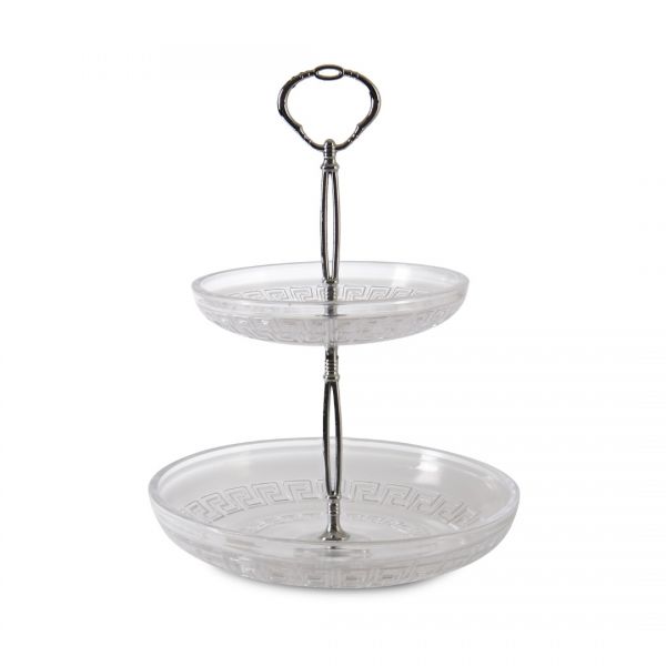 SN.KRV.141 / PERLA 3GÖZ 2POLES MANCHE MÉTALLIQUE 19X26CM | IPEK-SNC272