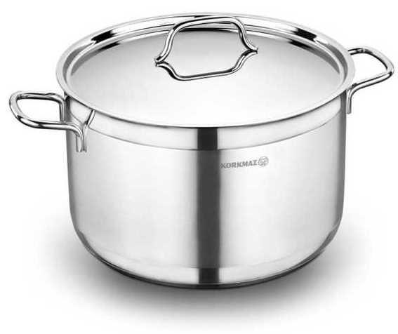 Korkmaz Alfa Casserole Çelik Tencere | 24 cm | İndüksiyonlu | A1020