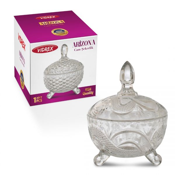 ARB-26/4 ARIZONA CAM AYAKLI SEKERLIK 10 سم | IPEK-53023