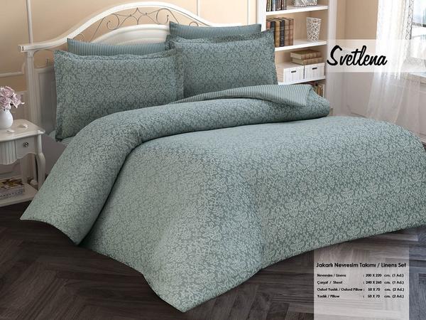 طقم غطاء لحاف مزدوج بلاتينيوم مينتيكس - أخضر سفيتيلينا