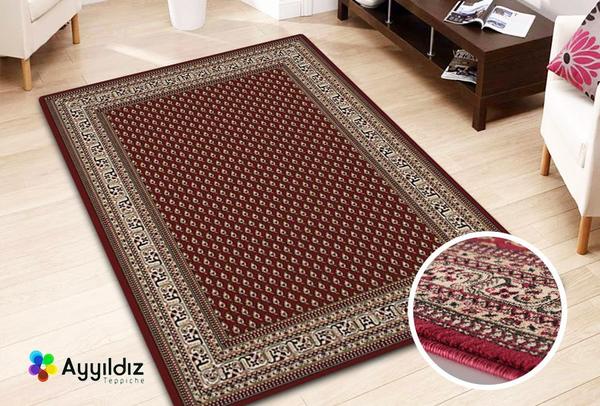 Ayyıldız Marrakesh Klasik Halı 100% PP Heatset 12mm 2500gr | Kırmızı | 205Red