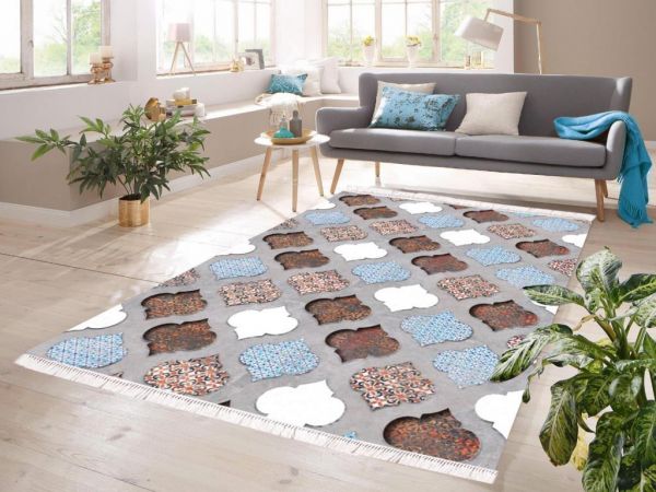 طباعة رقمية مخملية أرضية مانعة للانزلاق لون 80x200 سم