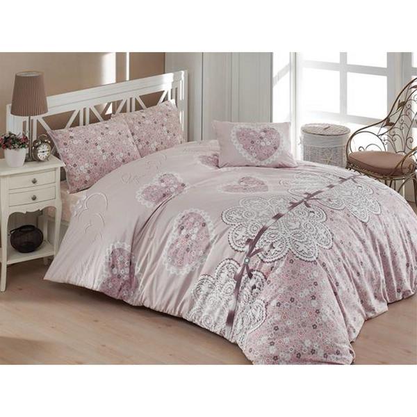 Ensemble de housse de couette double Zambak-Home-12450