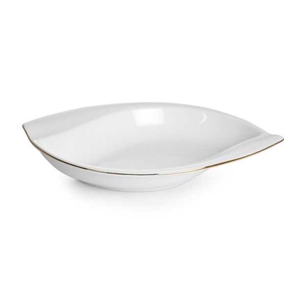 İpek Züccaciye | Porselen Oval Büyük Kase | MYH L8119