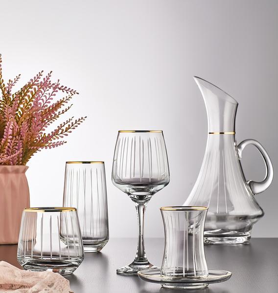 Harput Gold 31 Piece Crystal Set