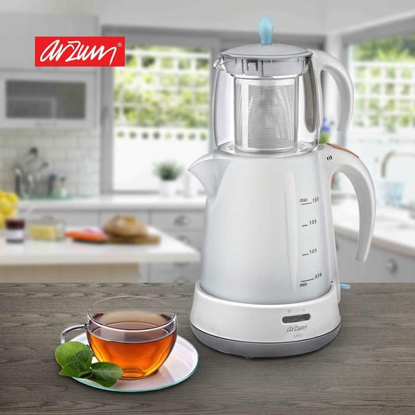 Arzum Çaycı Çay Makinesi - Beyaz