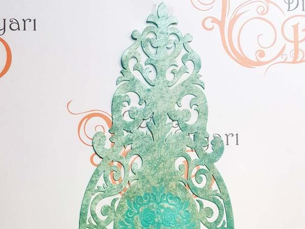 Roseart Kadife Runner Menthe