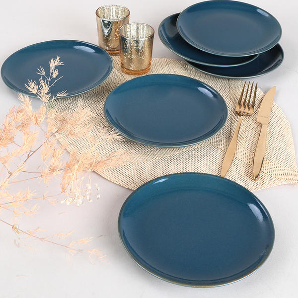 طبق حلويات سافير 17 سم 6 قطع | كيراميكا