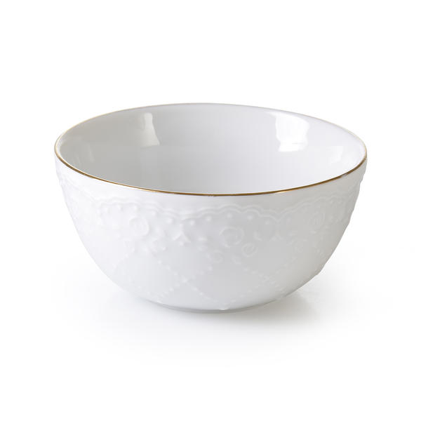 ROS-10G صحن دانتيل ذهبي / 10 سم | حرير 66204