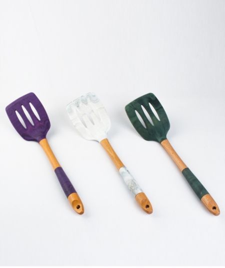 Acar Mutfak | Silikon Ahşap Saplı Spatula