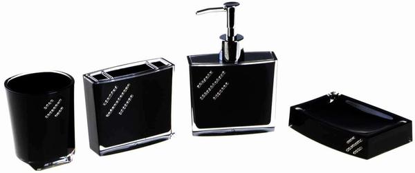 Schäfer Banyo Seti 4 Parça Siyah