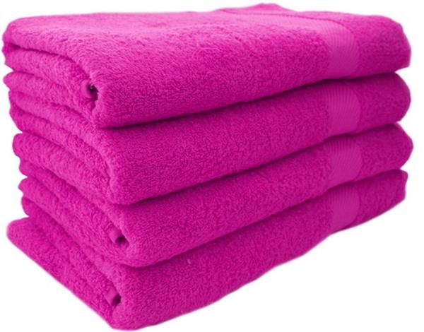 Schäfer | 3'lü Banyo Havlusu Seti | %100 Pamuk | Pembe | 60221x3