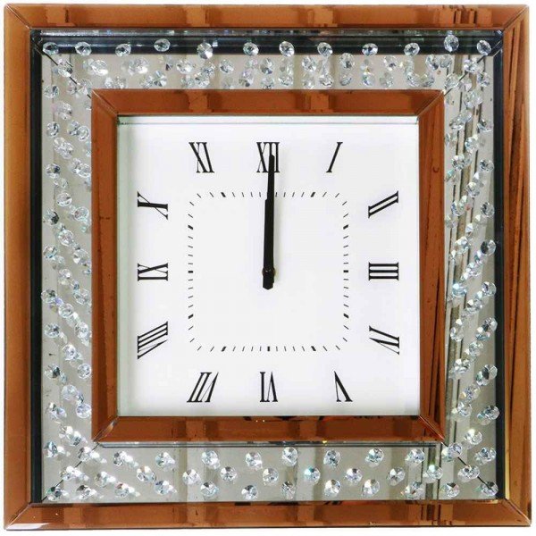 Duvar Saati 50x50 cm Bakır