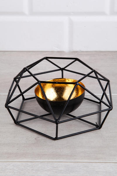 Retro Luxus Metall Gold Luxus Kerzenhalter