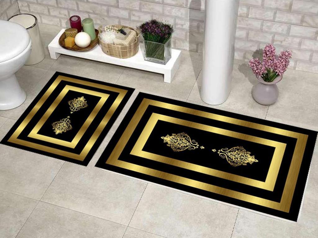 duvar kağıdı Ses dokunma gold banyo paspası duvar kağıdı Ses dokunma gold banyo paspası