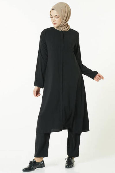 Bayan Hac Umre Kıyafeti Siyah