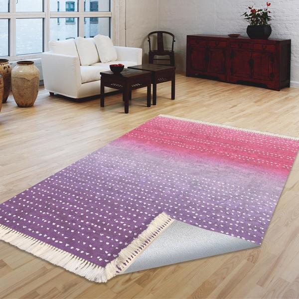 Milano Yıkanabilir Dekoratif Halı Kaymaz Taban | 8mm | MLN-DOT-HT454