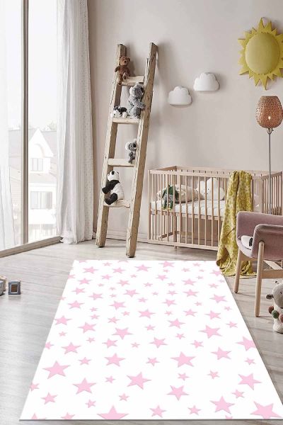 Birkilim Yıkanabilir İpeksi Kaymaz Taban Çocuk Odası Halısı | MLN-IP-HT-1128