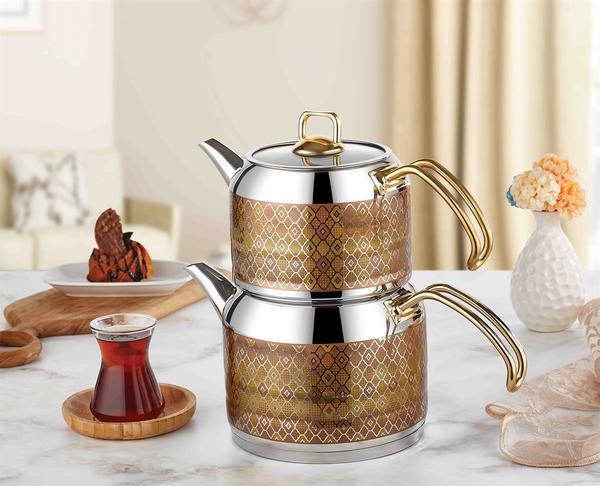 Enza Midi | Çaydanlık | Paslanmaz Çelik | 2.5 lt. | Hardal