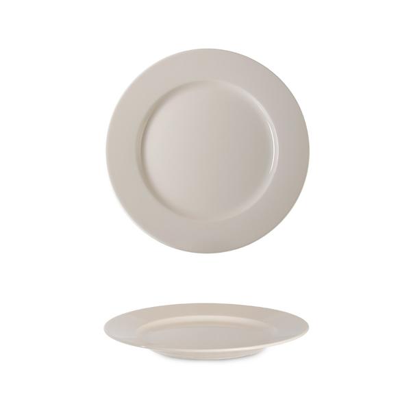 07191 RIVA CAKE PLATE 21cm CREAM | SILK-IPF214